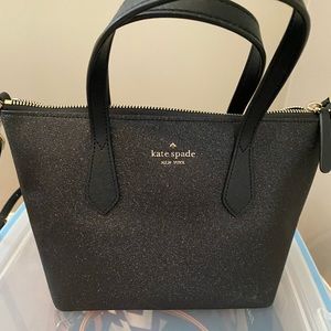 Kate spade sparkly bag.